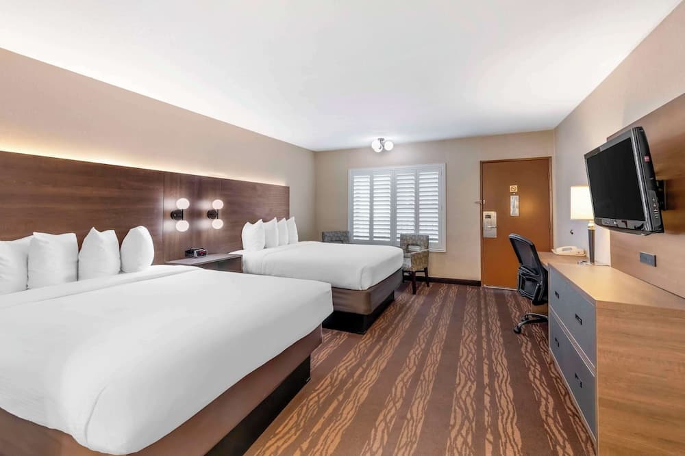 Standard Room, 2 Queen Beds, Non Smoking, Refrigerator & Microwave
