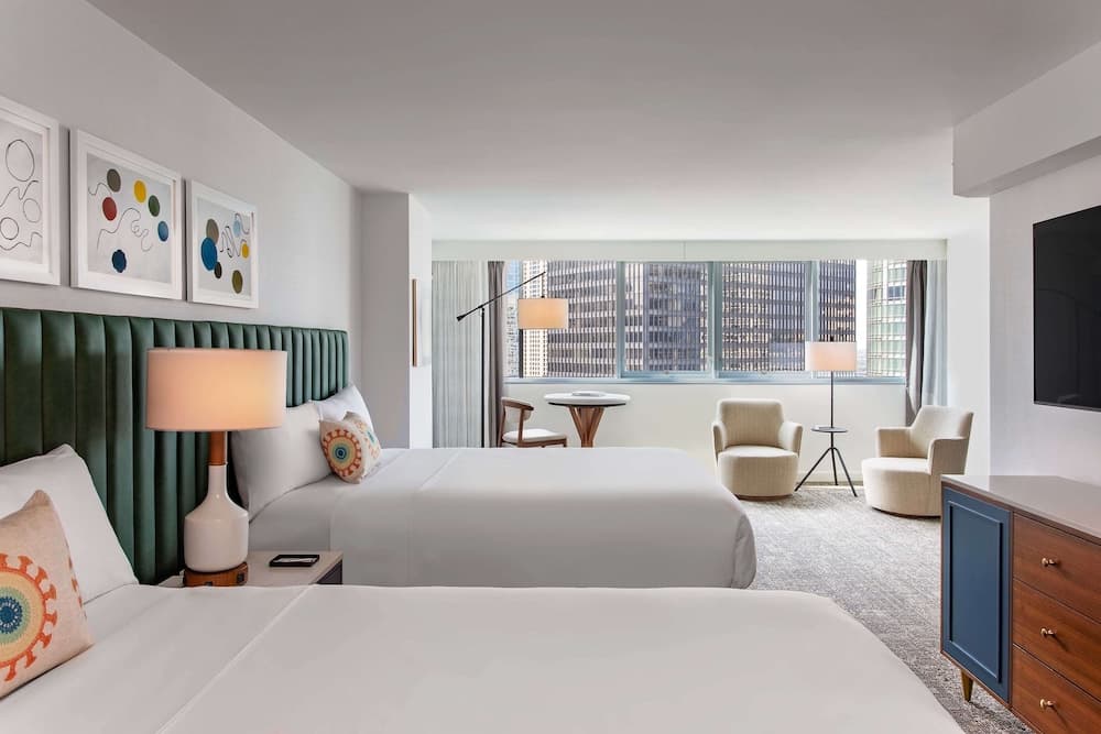 Deluxe Room, 2 Queen Beds, City View