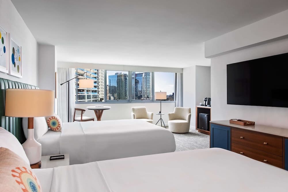 Deluxe Room, 2 Queen Beds, City View