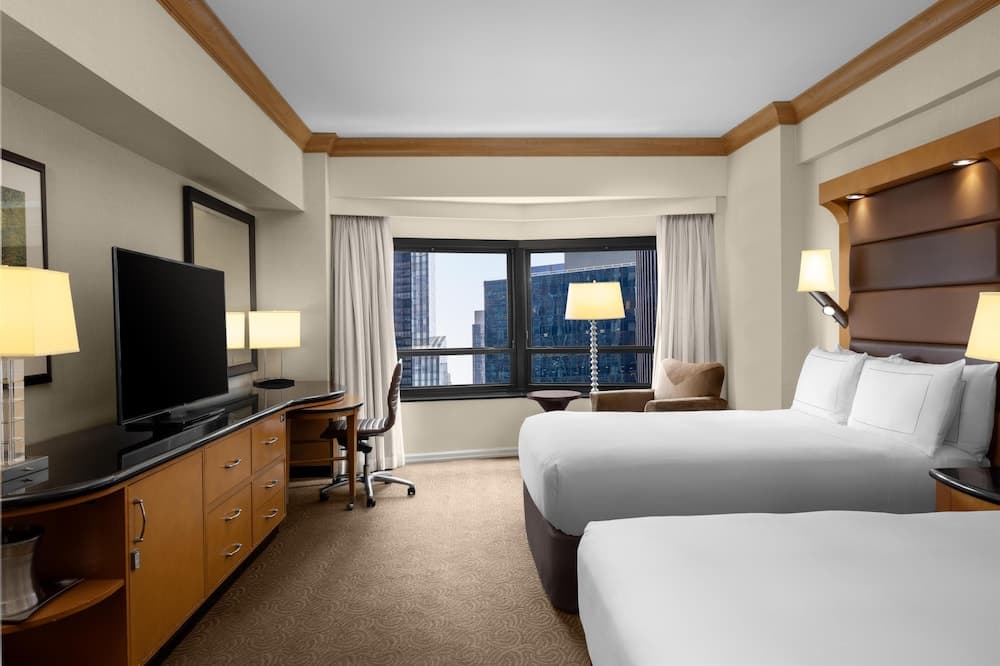 Urban Room, 2 Double Beds, Accessible (Roll-in Shower)